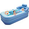 YISSALE Berkalash, vasca gonfiabile portatile, vasca da bagno gonfiabile in PVC per adulti, vasca da bagno ad aria per gonfiare, antiscivolo, vasca calda SPA