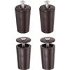 QUARKZMAN 4Pz Tamponi Di Fine Corsa In Plastica, Marroni