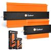 Saker Calibro copiatore per contorni con sistema di blocco, per una copia precisa, ideale per saldature irregolari e lavorazione del legno (12 cm + 25 cm)