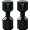 CAZSTYK 1-1/8 Alluminio 2 fori flangia livellamento Pin Livelli a bolla ad alta precisione inclusi per flangia di allineamento professionale perno a due fori