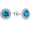 JO WISDOM Orecchini in Argento 925 Donna con 3A Zirconia cubica,Gioielli per le Donne