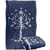 LOGOVISION Lor Tree Of Gondor Coperta super morbida al tatto setoso - 91 x 147 cm