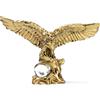 BRABUD Feng Shui, Aquila volante in resina con sfera di vetro, decorazione per casa, ufficio, negozio, collezione regalo TQGJBS89