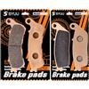 SYUU S SYUU Pastiglie Freno Sinterizzate Anteriore e Posteriore Compatibili con Honda SW T 400 FJS 400 09-13, Resistente all'usura, ad alte prestazion SW T 600 FJS 600 Silverwing 11-13 FA388F FA196R