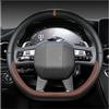 zfbh Coprivolante Auto per Citroen DS3 DS4 DS5 DS5 DS 5LS DS6 DS7 DS9 Copertura del Volante dell'automobile in Pelle Microfibra D Forma Coprivolante (Colore : 4)