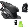 CLICK&GO TELO COPRISELLA GIV NERO PROTEGGISELLA CON TESSUTO IMPERMEABILE COMPATIBILE CON KYMCO AGILITY 125 COPERTURA SELLE UNIVERSALE PER MOTO SCOOTER MAXISCOOTER