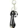 FENXIXIONE Portachiavi per 2024 Ronaldo Charms Calcio Bambini, Ronaldo Charms Calcio Zaino Ragazzi Magia Portachiavi Fan di Sport (Nero,Taglia unica)