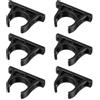 Abaodam 6 Pezzi Supporto per Kayak Clip, Facile da Riporre e Trasportare | Compatibile con Canoe e Remi Kayak, Design Smontabile, Base Stabile e Gomma Antiscivolo, Nero