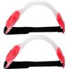 VILLFUL 2 Pezzi Luce LED per Corsa Notturna, Bracciale Fluorescente | Illuminazione Brillante, Portatile e Ricaricabile Usb, per Corridori e Ciclisti All'aperto di Notte