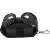 Abaodam Custodia per Palline da Golf Nera in Pu, Due Pezzi, Compatta | Porta-palline da Tee, Accessorio per Sacca da Golf, Uso Outdoor, Design Elegante, per Attività Sportive