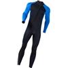 Fabater Uomo Mutanda 3mm Neoprene, Un Pezzo, Corpo Intero, Maniche Lunghe | Muta da sub per adulti con protezione solare UPF50+, vestibilità elasticizzata, per surf, kayak, immersioni, paddle boarding