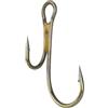 Hoppipola Uncino in acciaio ad alto tenore di carbonio per luccioperca, Golden Double Hook Tackle (1#)