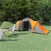 Holepyr Tenda da campeggio per persone blu verde, grande tenda per esterni con cabine, zanzariera, tenda da sole, traspirante, trasportabile, ideale per trekking, escursioni e vacanze in famiglia
