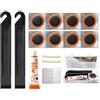 WHWWAN 14 Pezzi Kit Riparazione Camera d'Aria Bici, Kit Riparazione Bici
