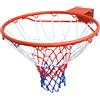 GBCDSWBR Canestro da basket da 45 cm, anello con rete ed elementi in