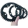 DQZJXVMKLWT Compatibile con la Corona Shimano MTB Accessori | 24-42T 104/64 BCD Doppio Triplo 10Velocità