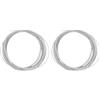 yanwuwa Set di corde in nylon multifilamento con Feel, blu, D