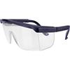 HUSHUI Occhiali Antiappannamento Occhiali Antiappannamento Leggeri Antivento Protezione Antipolvere per Interni Tiro e Esterno Caccia Lente Trasparente Unisex 149 x 59 mm (Blu Profondo)