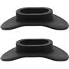 PACKOVE 2 Pezzi Silicone Protezione Labbra Nero per Regolatore Subacqueo | Uso in Immersione e Attività Subacquee, Design Portatile, Protezione dal Freddo e Punture