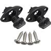 HAKIDZEL 6 Pezzi Tappo di Scarico per Kayak e Canoa in Silicone Nero | Set, Facile da Installare e Rimuovere, Previene Infiltrazioni e Favorisce Deflusso Dell'acqua