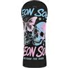voucong Neon Soul Doodle - Coprimazza da golf, impermeabile, con targhetta numerica, per legni e driver ibridi