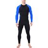 Legou Costume da bagno intero da uomo con protezione UV ad asciugatura | Misto nylon, leggero, manica lunga, cerniera posteriore, costumi da bagno modesti, per surf e snorkeling