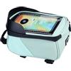 COOLHOOD Borsa per telaio bicicletta, grande capacità, verde | Resistente all'acqua, cerniere antifurto, grande capacità, facile da montare per ciclismo all'aperto