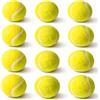The Great Indian Bazaar Confezione da 12 palline da tennis e cricket, pesanti, 80 g, resistenti | Nucleo in gomma, copertura in feltro, rimbalzo costante per battuta, bowling, campo, cricket da strada e cortile
