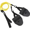 Hoppipola Allenatore di nuoto a secco con pagaie, fascia di resistenza in TPE altamente elastica per allenamento di forza (giallo, 9 kg)