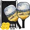 FRODOTGV Cowboy Ranch nel Montana ampliato Sweet spot Pickleball Paddles | Pala de Pickleball fibra de vidrio per giocatori intermedi