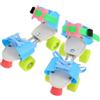 HOMOCONO Pattini a Rotelle Regolabili a 4 Ruote 18-23 Cm