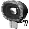Generic Faro for Bicicletta elettrica 12V-48V 2pin DH010 SM/Spina Impermeabile Ebike Scooter Luce Anteriore a LED Accessori for la Guida