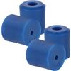 DOITOOL 4 Pezzi Supporto Verticale per Snowboard da Parete Blu in Gomma