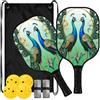 FRODOTGV Peacocks - Pagaia leggera per pickleball | Per interni ed esterni