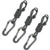 yanwuwa Moschettone Portabottiglie Cinghia 14 Cm Intrecciato Loop | Passante intrecciato con moschettone a molla, piccoli oggetti, per il trasporto quotidiano e le escursioni
