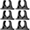 VALICLUD 6 Pezzi Supporto per Pagaie per Kayak e Canoe Base Stabile Nera | Plastica, Tubi Metallici Spessi e Gommini Antiscivolo, Design Smontabile e Personalizzabile, per Viaggi All'aperto