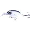 NEIQIUWING 6,2 g, esca da pesca da 8 cm, per acqua dolce e acqua salata | Il Wobbler realistico con grandi occhi e labbro subacqueo attira i pesci predatori in modo affidabile in acqua.