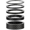 FACULX Distanziale in carbonio da 28,6 mm, spessore da 1 mm a 20 mm | Elegante finitura nera opaca, antigraffio per la superficie, aggiornamento estetico per moderni telai in carbonio