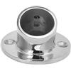 AKLOSIPY Base per corrimano rotonda da 32 mm, raccordi marini in acciaio inox con regolazione a 60 gradi, per barche e yacht