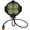 Generic Kit Faro for Bici elettrica con Luce a LED Ebike Lampada Anteriore Posteriore con clacson 36V 48V Accessori for Mountain Bike Luci for Bicicletta
