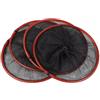 NbgrvB Rete pieghevole per pesciolini, trappola portatile con maglia fine | Stream and River, contenitore leggero per esche vive con ganci per cintura, per nero, 25 x 60 cm