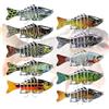 Generic Esca da pesca Nuotatore Esche Simulazione Asta 10 Pezzi | Esche artificiali versatili e realistiche per pesce persico carpa luccio