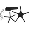 GLEAVI Cintura Allenatore Calcio Regolabile con Rete, Neoprene Nero | Palla da Calcio e Football, Pratica e Esercizi, Ausilio Multifunzione, Facile da Usare