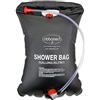 OBBO MED HB-4020 Borsa Portatile Doccia Solare 20 Litri da Sospendere su Supporto del Letto; Contenitore di Acqua Scaldata al Sole per Un Bagno Facile e Sicuro per Individui con Limitata Mobilità