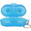SAFIGLE 5 Pezzi Contenitore per Palline da Ping Pong Porta Palline da Tavolo 2 Slot PE Portachiavi per Esterno e Sport Colore Casuale