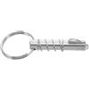 Toyvian Perno a Sgancio Rapido per Barca e Yacht, Acciaio Inox M10x50 | Struttura Linguetta, Fissaggio Affidabile e Compatto, per Ambienti Marini, Finitura Argento