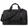 Generic Borsa Abbigliamento Golf Borsa da Viaggio Borsone Sportivo Borsa Accessori con Scomparto Scarpe in Pelle PU E Nylon Organizzazione a Scomparti E, Array, Nero