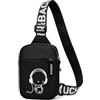 YWKJDDM Borsa da jogging per bambini, 17 x 12 x 2 cm | Marsupio per ragazzi e ragazze, per viaggi all'aria aperta