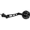 Hoppipola Manovella in metallo per Shimano Stella/Vanquish/Stradic/Fuego, manopola da 35/38 mm, mulinello da pesca fino a 4000, nero e rosso