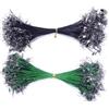 LABRIMP Lenza da Pesca in Acciaio 15cm Super Resistente, 50 Pezzi, Anti-morso per Pesca all'Aperto